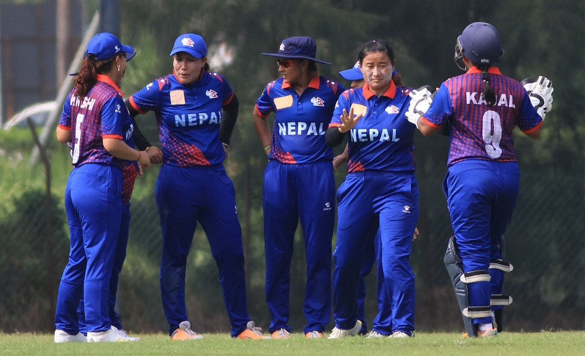 महिला टी–२० सिरिज : जापानविरुद्धको खेलमा नेपाल ब्याटिङ गर्दै